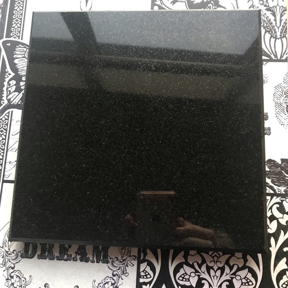 Shimmer Black HEAVY Marble vase holder base Glossy - Picture 3 of 6